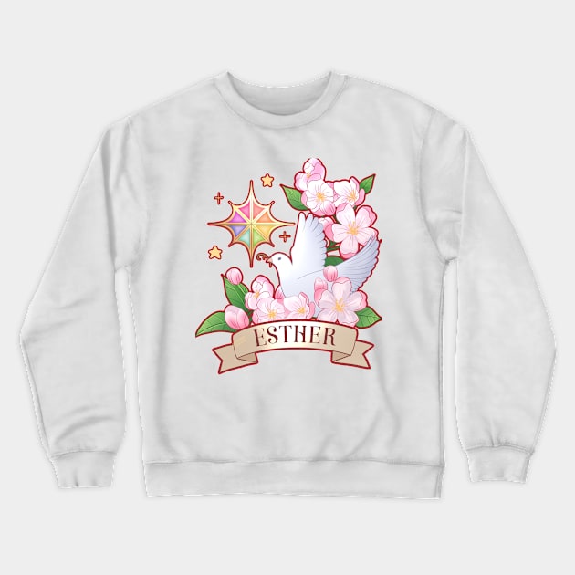 Esther Crewneck Sweatshirt by bunkeyatelier